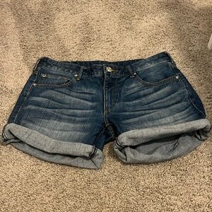 Dark wash True Religion Jean shorts